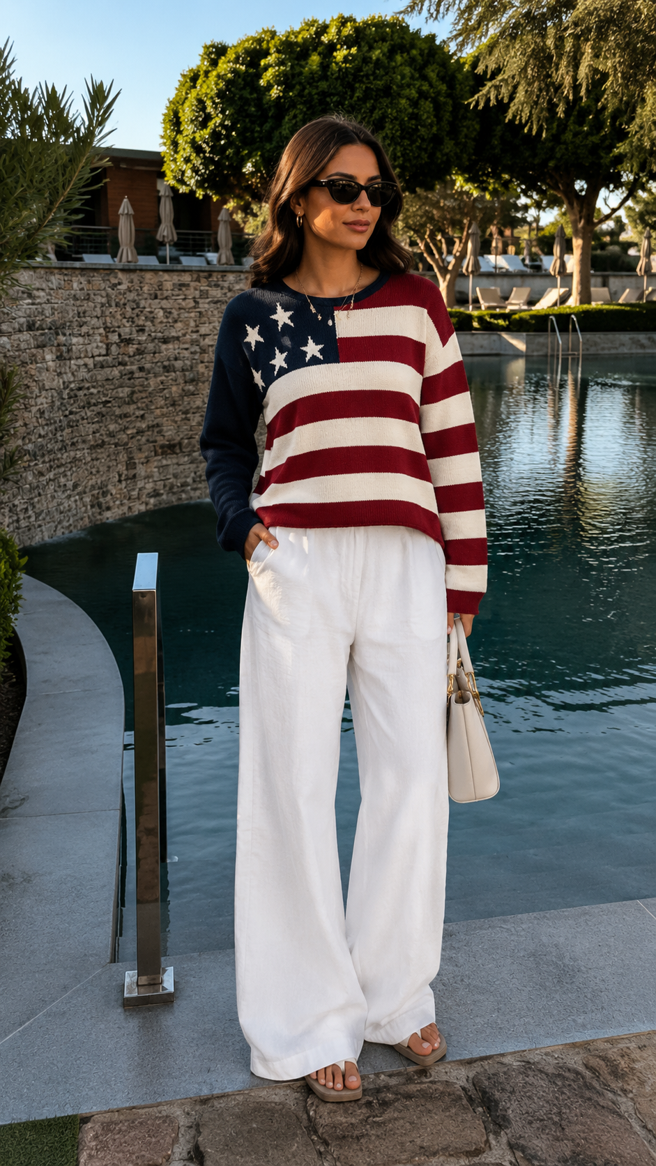 USA knitted sweater